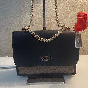 Coach Klare Black & Brown Shoulder & Crossbody Bag
